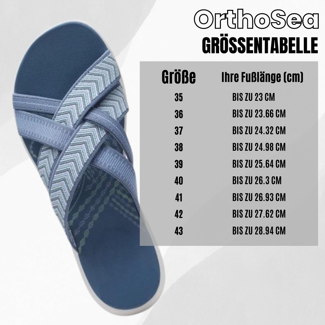 OrthoSea  - ergonomische schmerzlindernde Sandalen für Damen